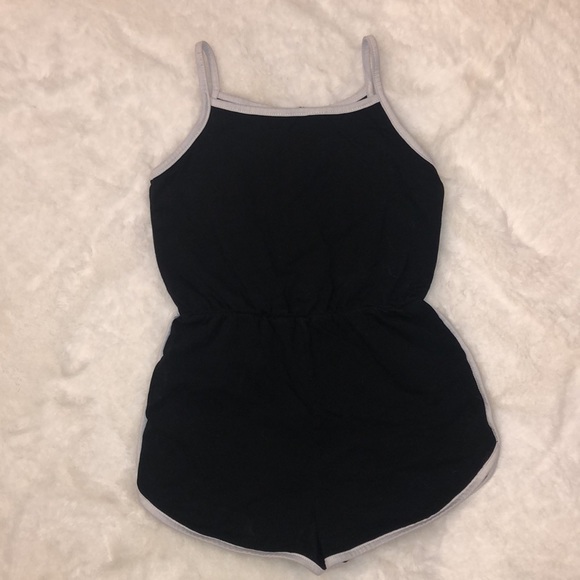 Shein black romper girls size 6Y - Picture 2 of 3